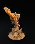 Seelie Queen - Fae Petal Courts - One Page Rules Compatible 3d Printed Miniatures Sculpted by Dragon Trappers Lodge