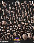 Hand and Weapon sets - customization kits for Cast N Play Miniatures