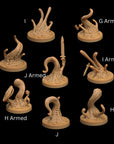 Ooze Spawn - Spawn of the Ooze King - 3d Printed Miniatures Sculpted by Dragon Trappers Lodge