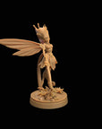 Seelie Guard Commander - Fae Petal Courts - One Page Rules Compatible 3d Printed Miniatures Sculpted by Dragon Trappers Lodge