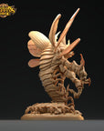 UnSeelie Queen - Fae Petal Courts - One Page Rules Compatible 3d Printed Miniatures Sculpted by Dragon Trappers Lodge