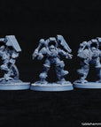 Exo Suit Dwarves with Plasma Gauntlets