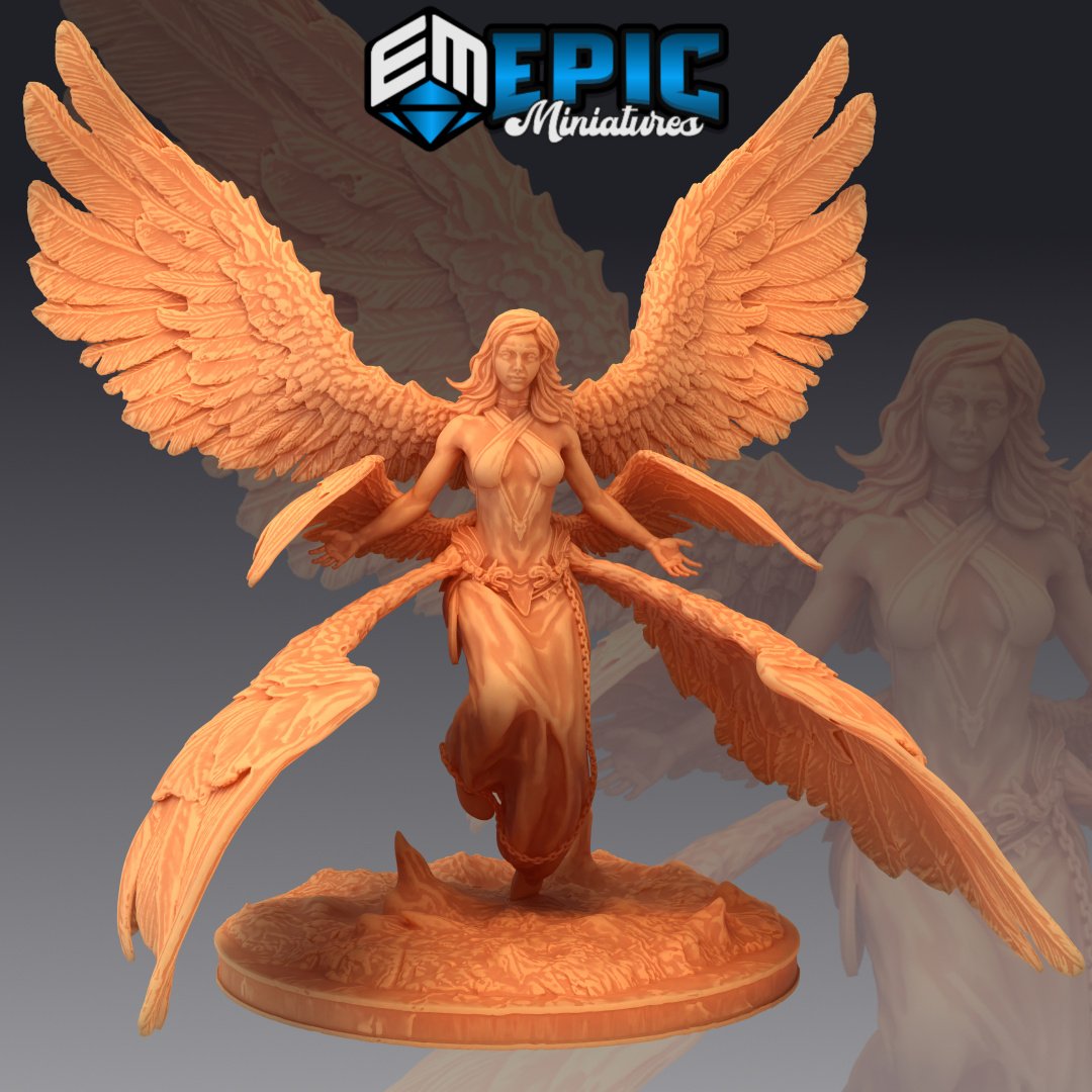 Seraphim Angel / Six Winged Female Celestial / Heavenly High
