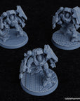 Exo Suit Dwarves with Railguns