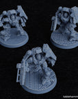 Exo Suit Dwarves with Machine Guns