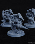 Exo Suit Dwarves with Siege Drills