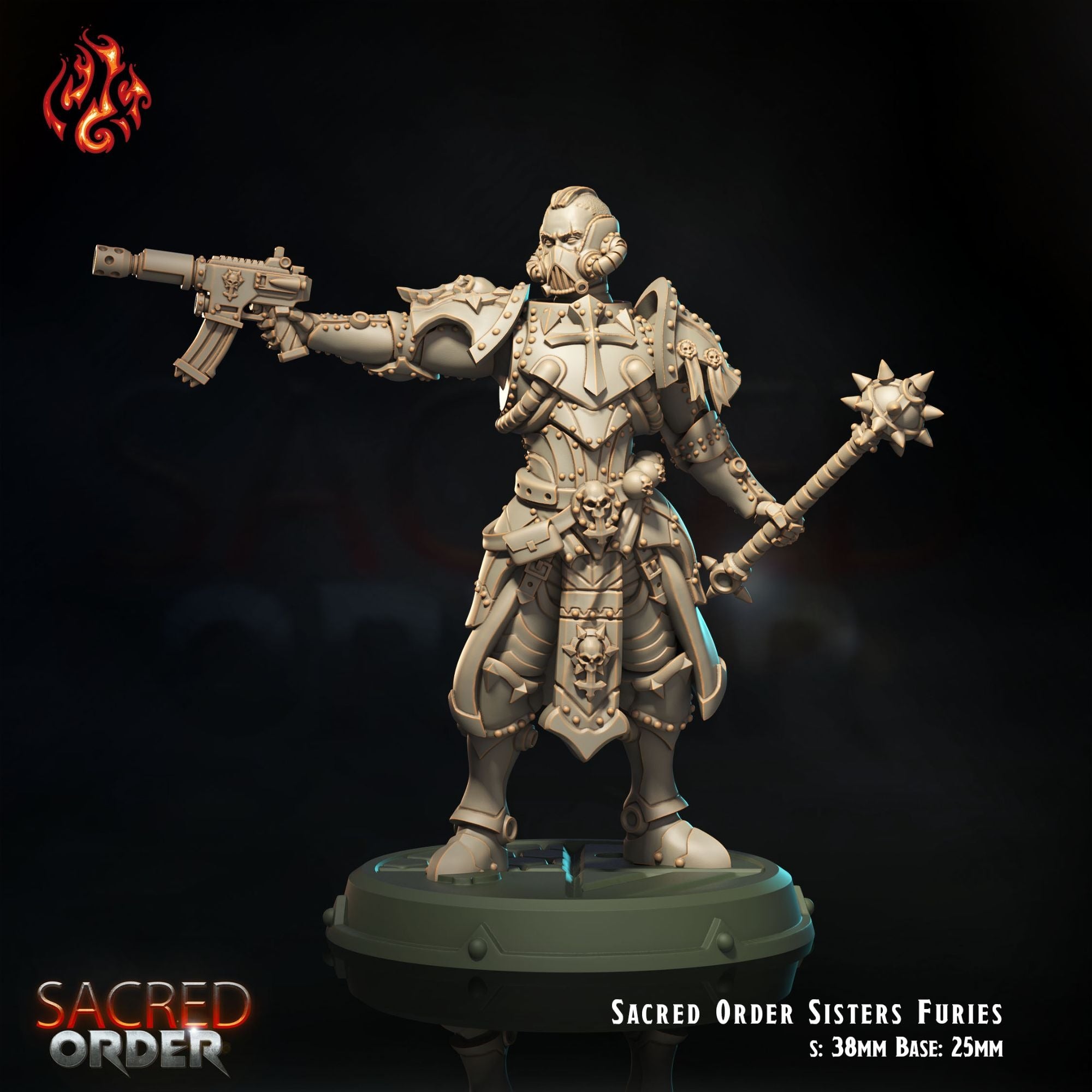 Sacred Order Furies - Sacred Order - 3d Printed Miniature by Crippled God Foundry