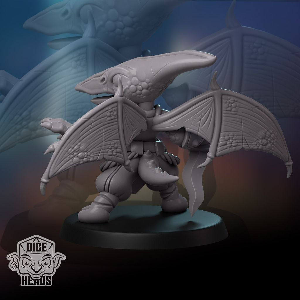 Terrible Pterosaurs Guild - 3d Printed Miniature by DiceHeads