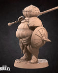 Cry, the Onion Knight - 3d Printed Miniature sculpted by Bite the Bullet