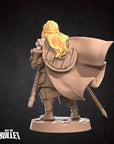 Shieldmaiden - Bullet Rings: Evil- 3d Printed Miniature sculpted by Bite the Bullet