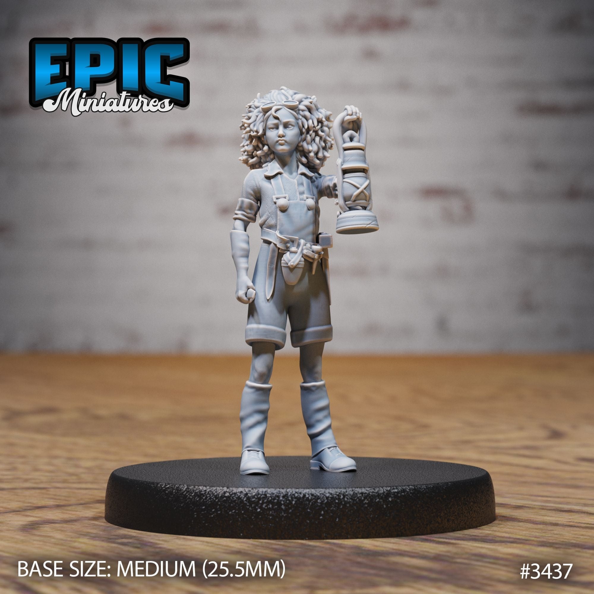 Mining Apprentice - 3d Printed Miniature