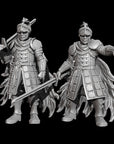 Solemn Knights - 3d Printed Miniature Sculpted by Saga Miniatures