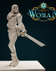 Aasimar Warlock Araquiel - 3d Printed Miniature by DND Is A Woman