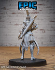 Knight Lady Joan - 3d Printed by Epic Miniatures