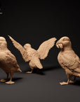 Atlantic Puffins - 3d Printed 1/8 Scale Miniature by Animal Den