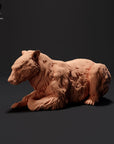 Black Bear - 3d Printed 1/24 Scale Miniature by Animal Den