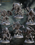 Gobor Warriors - Rise of the Beastmen - 3d Printed Miniature sculpted by Artisan Guild