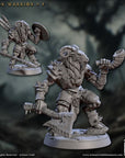 Gobor Warriors - Rise of the Beastmen - 3d Printed Miniature sculpted by Artisan Guild