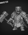 Turtle Crusader (Hammer) - 3d Printed Miniature by Goon Master Games