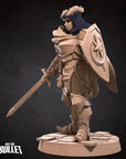 Tiefling Paladin - 3d Printed Miniature by Bite the Bullet