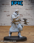 Medieval Cleric Monk - 3d Printed Miniature Sculpted by Epic Miniatures