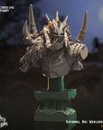 Gothmog, Orc Warlord Bust - 3d Printed Miniature by Crippled God Foundry