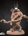 Harengon Ranger - 3d Printed Miniature by Bite the Bullet