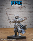 Black Guard Knight - 3d Printed by Epic Miniatures