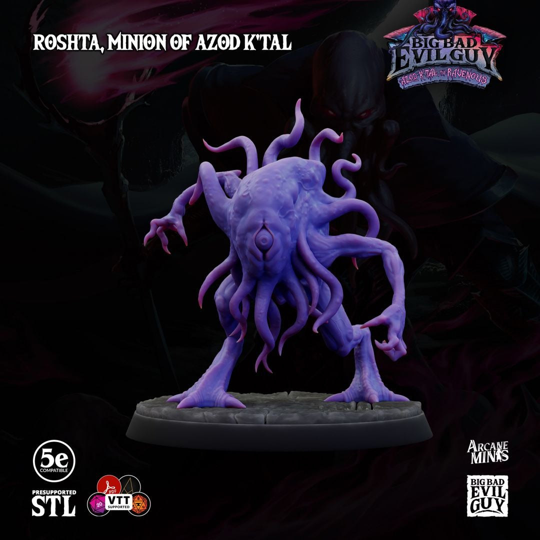 Roshta, Minions of Azod K&#39;Tal - 3d Printed Miniature by Big Bad Evil Guys