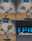 Draconic Demon Gold - 3d Printed Miniature Sculpted by Epic Miniatures