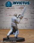 Chainsaw Killer - 3d Printed Miniature Sculpted by Invictus Miniatures