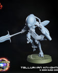 Tellurian Knights - 3d Printed Miniature by Crippled God Foundry