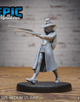 Female Sheriff - 3d Printed Miniature