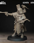 a statue of a man with a bird on his shoulder