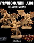 Wyrmblood Annihilators - Children of the Flame - 3d Printed Miniature by Dragon Trappers Lodge