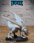 Light Dragon Wyrmling - 3d Printed Miniature Sculpted by Epic Miniatures