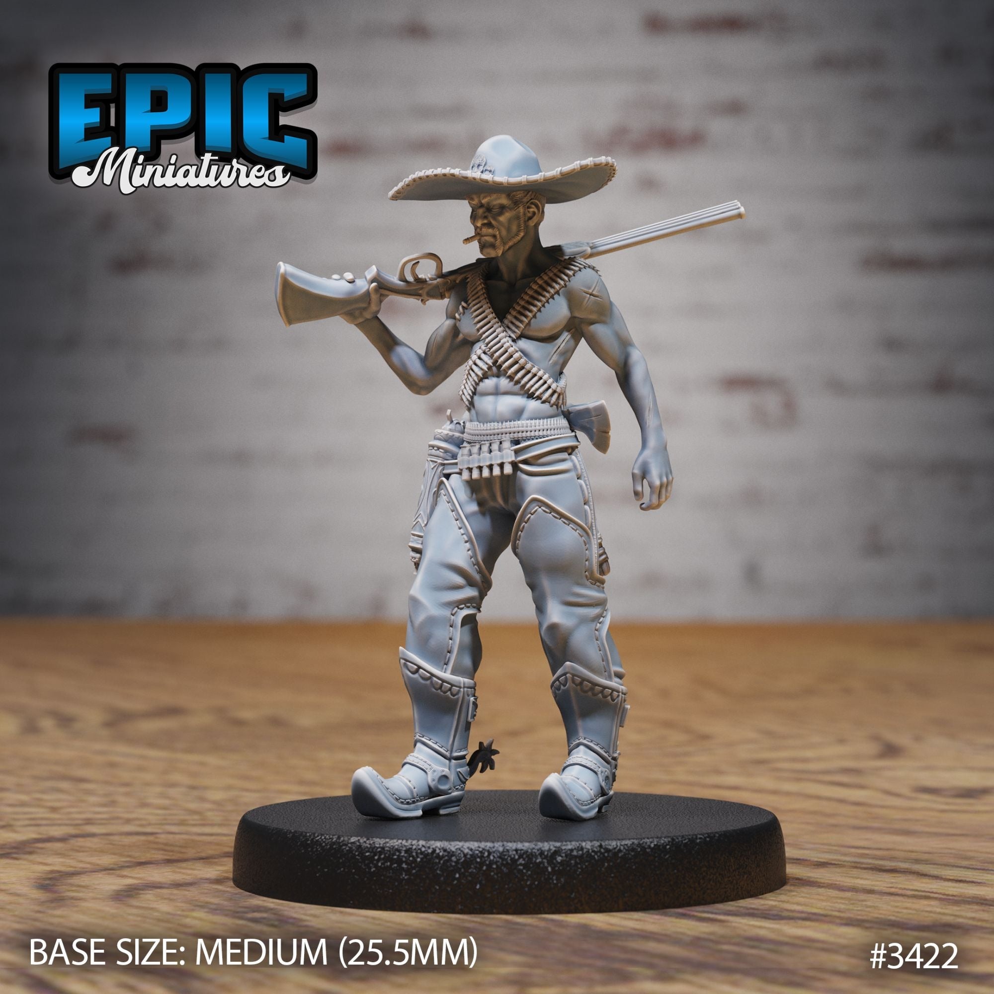 Wild West Bandit - 3d Printed by Epic Miniatures