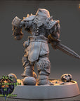 General Skarth Hollowfist - Fallen Camaradas of Tainted Moor - 3d Printed Miniature sculpted by Daybreak Miniatures