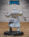 Medieval Cleric Monk - 3d Printed Miniature Sculpted by Epic Miniatures