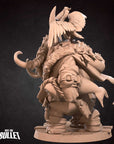 Loxodon Hunter - 3d Printed Miniature by Bite the Bullet