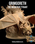 Grimgoreth the Mountain Tyrant - 3d Printed Miniature by Dragon Trappers Lodge