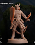 Tiefling Town Guard - 3d Printed Miniature by Arcane Minis