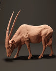 Gemsbok - 3d Printed 1:24 Scale Miniature by Animal Den