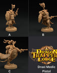 Draxi Medics - Children of the Flame - 3d Printed Miniature by Dragon Trappers Lodge