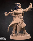 Tiefling Sorceress - 3d Printed Miniature by Bite the Bullet