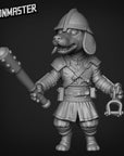 Male Dachsund Soldier - 3d Printed Miniature by Goon Master Games