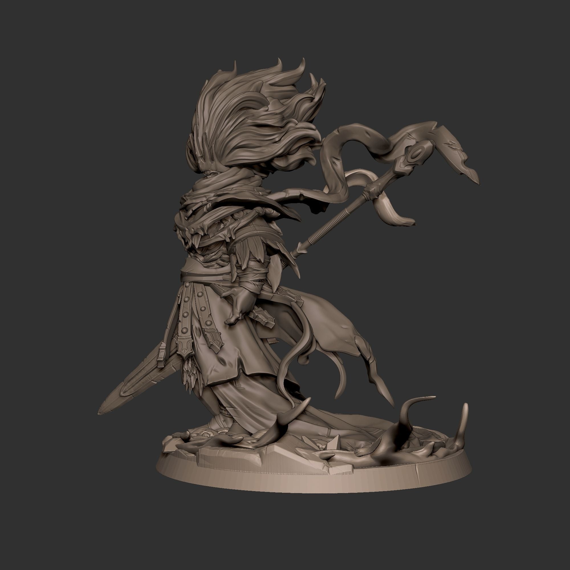 Lord of the Storm - 3d Printed Miniature sculpted by Bite the Bullet