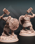 Tors of Delvdor, Dwarven Cleric - 3d Printed Miniature by DM Stash