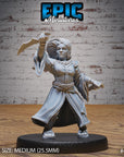 Female Dwarf Wind Mage - 3d Printed by Epic Miniatures