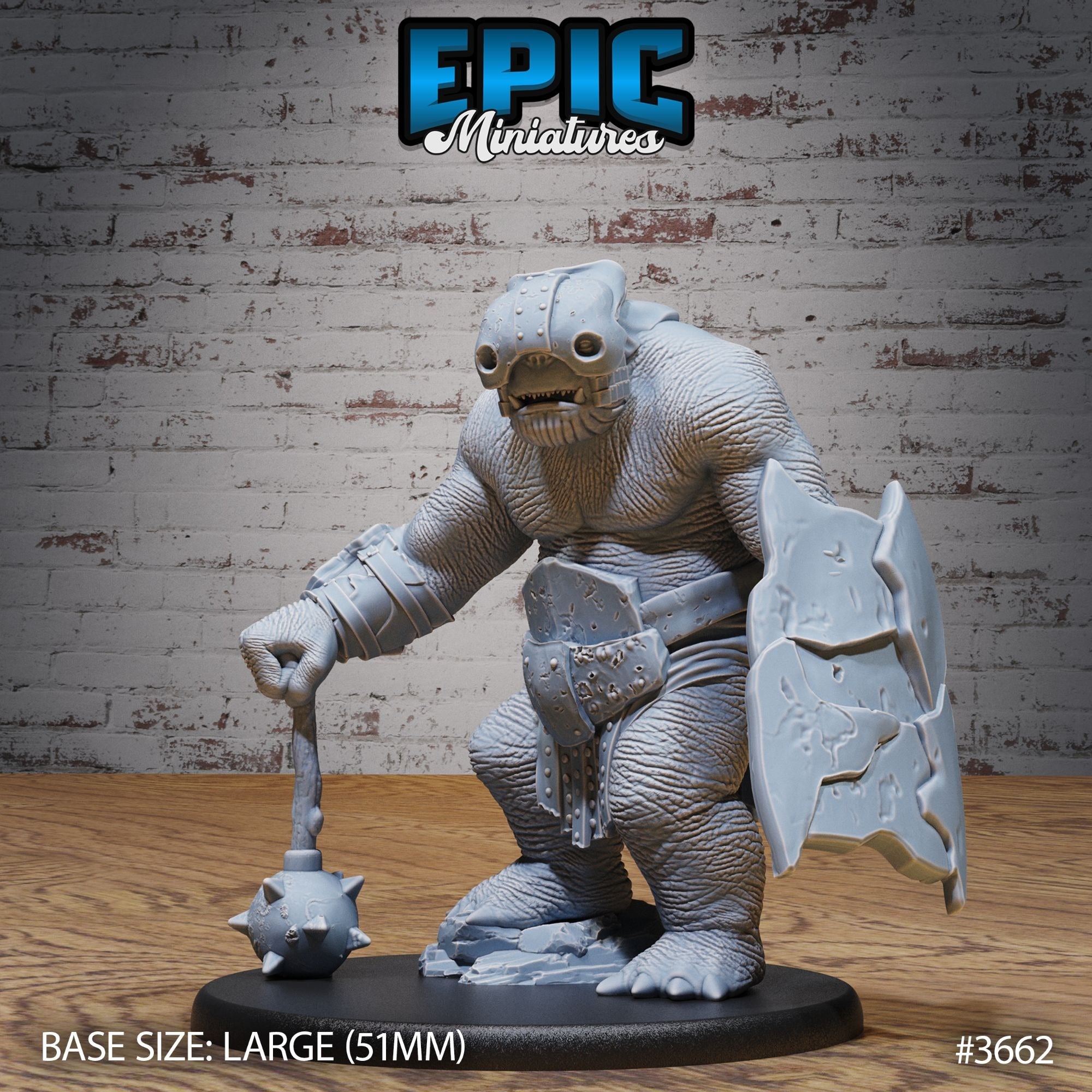 Marauder Troll - 3d Printed by Epic Miniatures